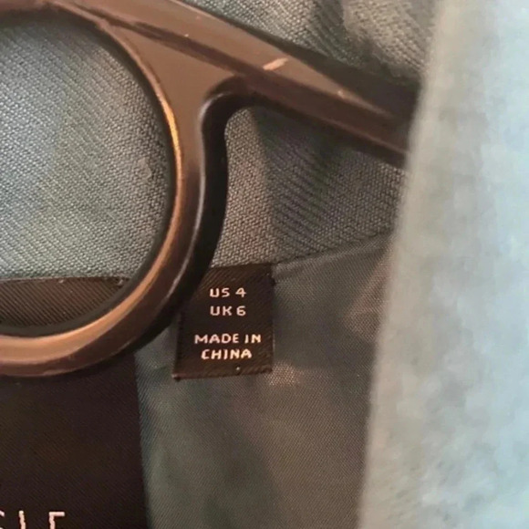 Carlisle Womens Blue Wool Pea Coat Jacket - Picture 4 of 6